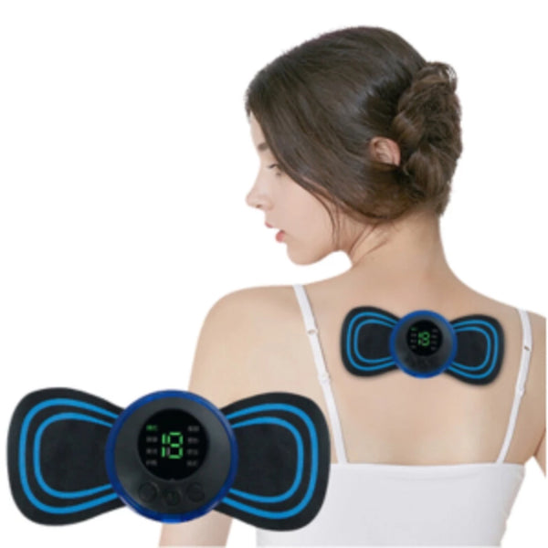 Mini Massageador de Cervical Elétrico Portátil Alivia Dores Corpo Pescoço